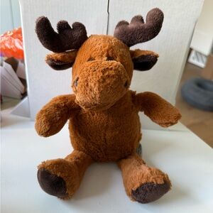 Plush Brown Moose Toy